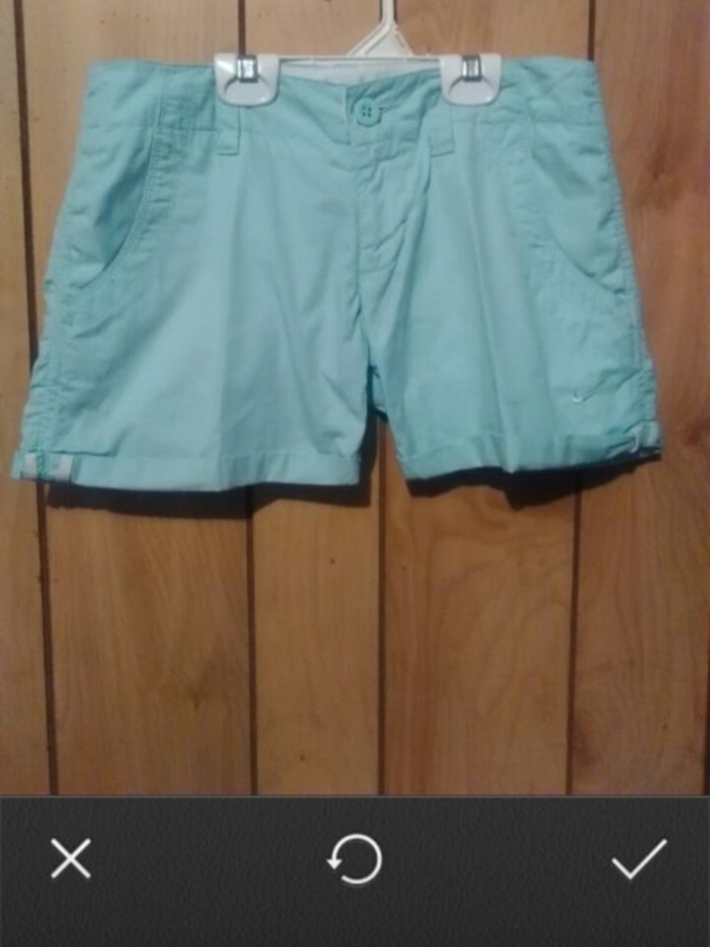Nike Women’s Light Teal Athletic Shorts